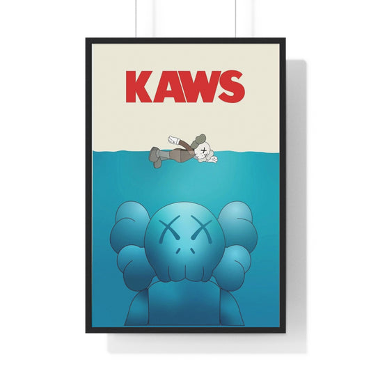 Kaws Framed Poster